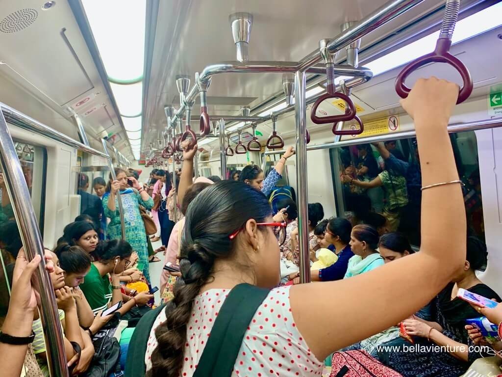 印度 新德里 地鐵 女士車廂