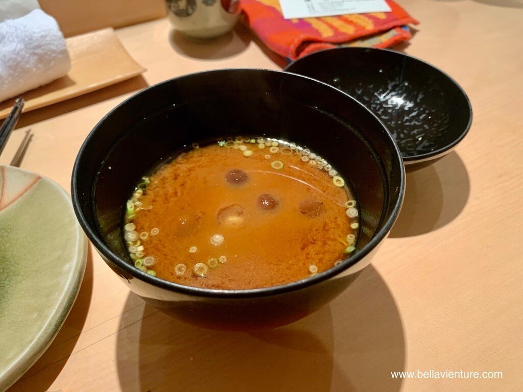 中山區 米其林一星  明壽司 赤味噌湯