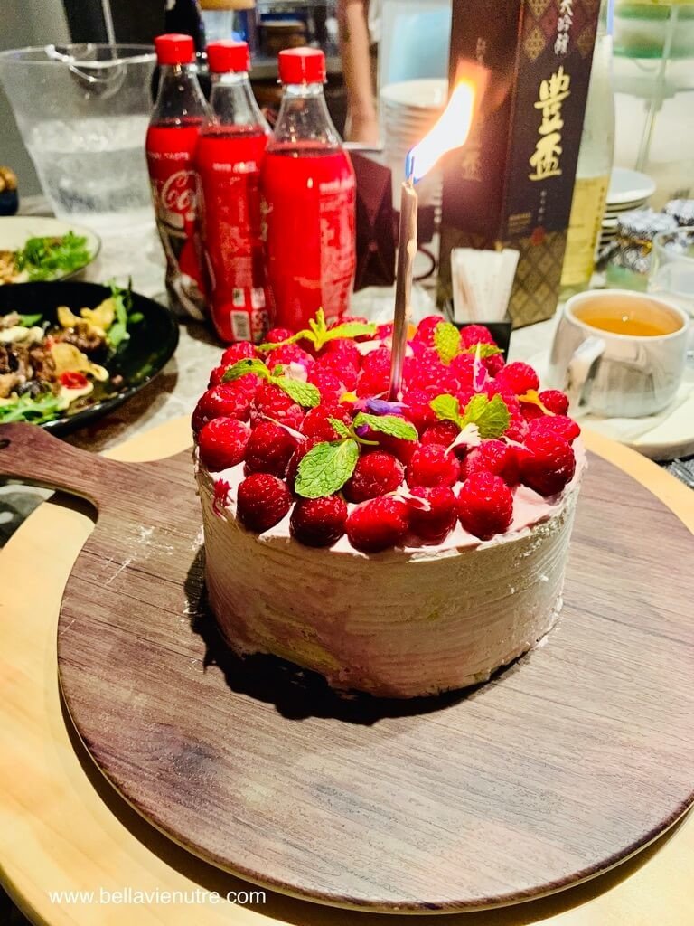 台北 大安區 十方長私廚 生日蛋糕 千層 覆盆莓