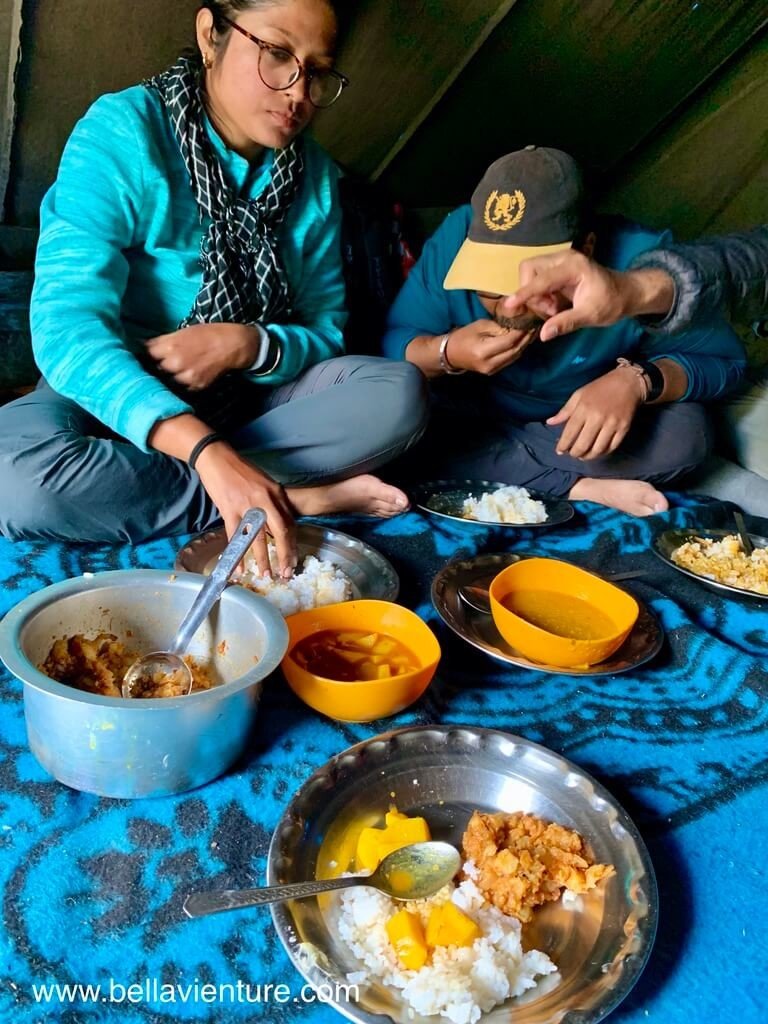 印度 india 喀什米爾 kashmir 大湖健行big lake treakking 習慣的咖哩餐