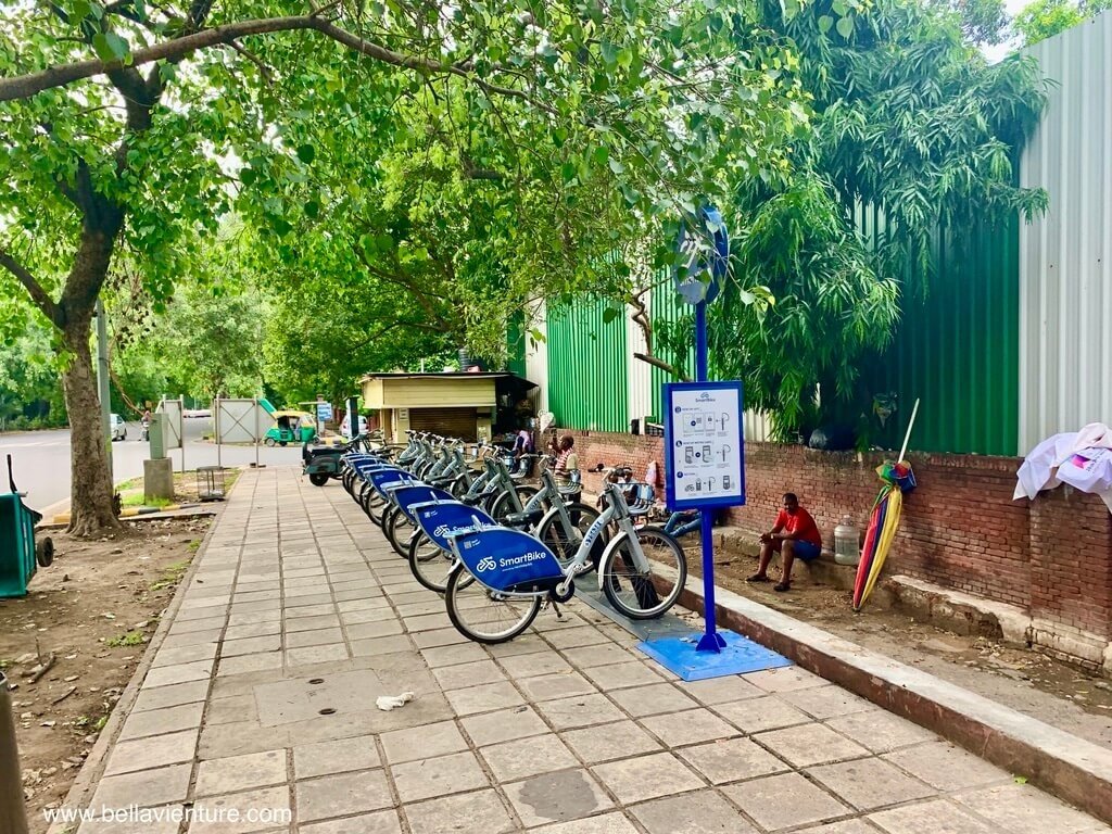 印度India 新德里 New Delhi 印度門 India Gate 公共腳踏車