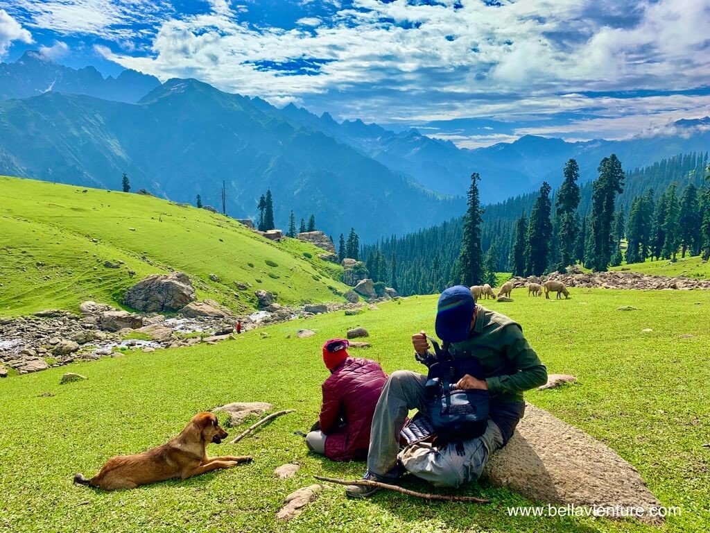 印度 India 喀什米爾 Kashmir 大湖健行 Great lake trekking 最後一站的查哨站